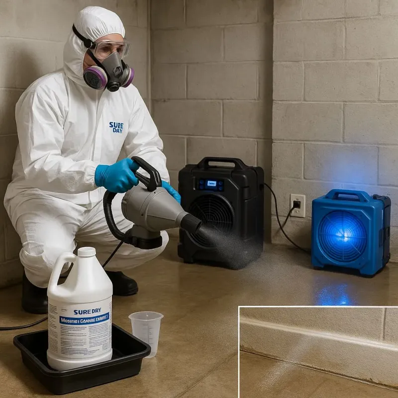 Sanitization and Odor Removal process in La Riviera, CA