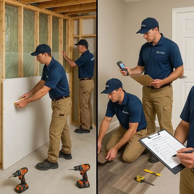 Repairs and Reconstruction process in La Riviera, CA