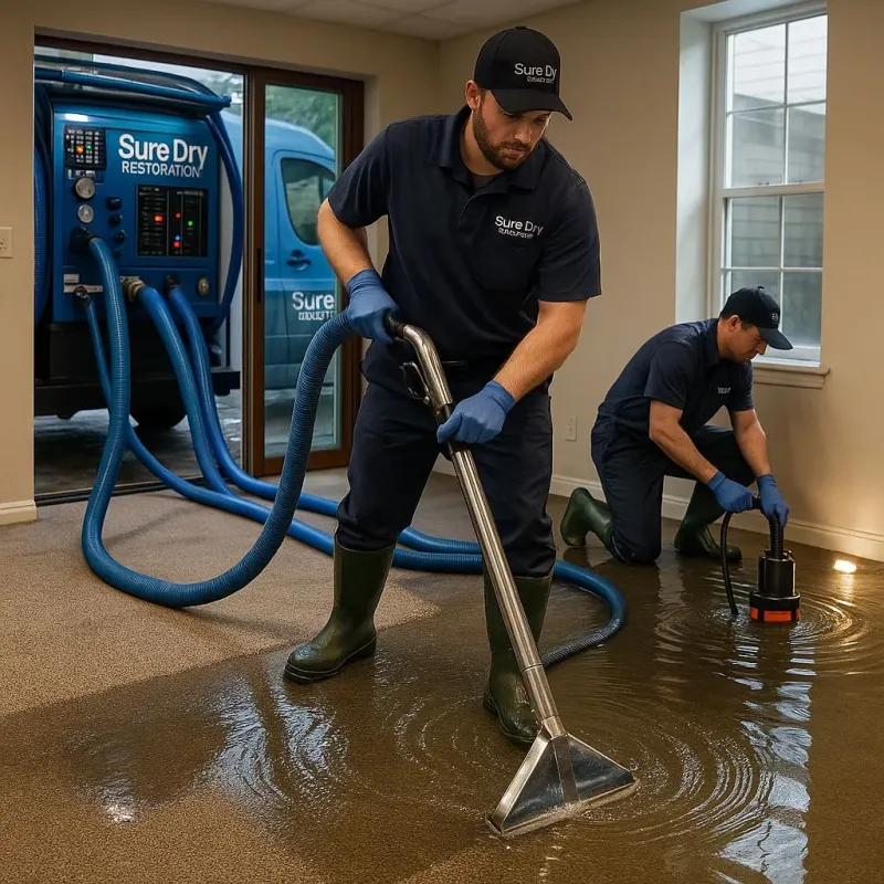 Water Extraction and Removal process in La Riviera, CA